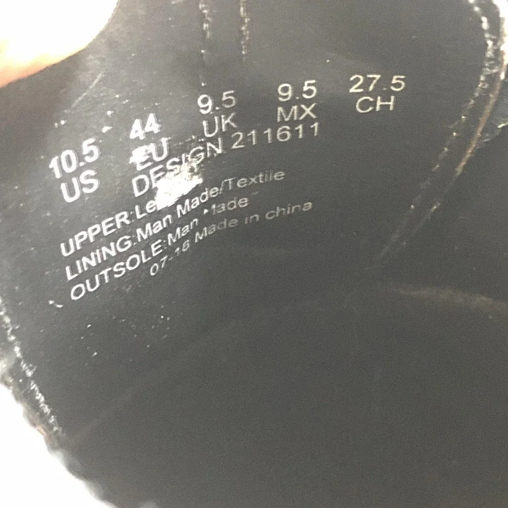 Kenneth Cole Reaction Shoes Mens Size 10.5 Brown Leather Cap Toe Oxford Dress